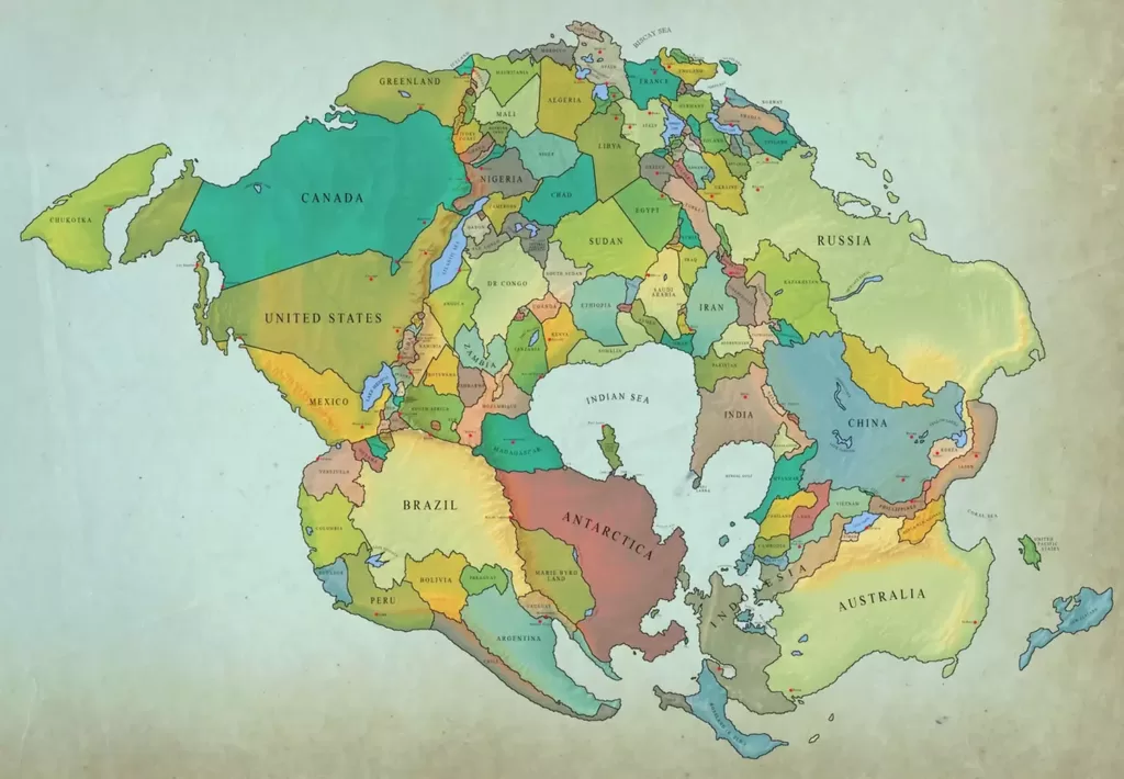 La configuration du monde dans 250 millions d'années